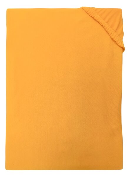 Prostěradlo jersey světle oranžová TiaHome - 60x120cm