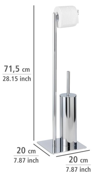 WENKO 18562100 - WC štětka RECCO 20x71,5 cm lesk. chrom