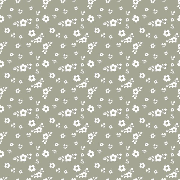 Skládací plážové lehátko SAND FLOWERS, zelené