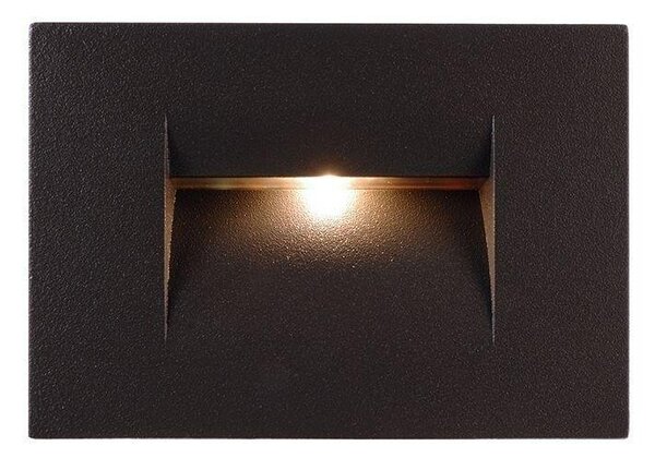 IMPR 763004X VÝPRODEJ VZORKU - Nástěnné zápustné svítidlo Yvette I antracit 5W LED 75lm 3000K - DEKOLIGHT