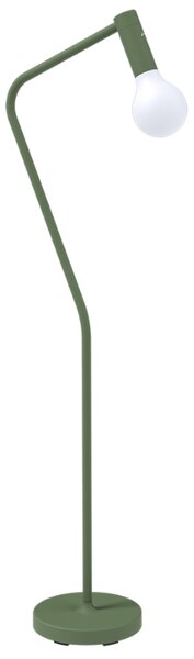 Kaktusově zelená kovová nabíjecí stojací LED lampa Fermob Aplo 138 cm
