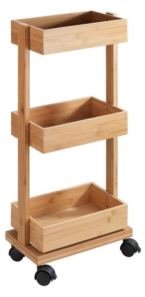 WENKO 24390100 - Regál TORTONA 18x71,5 cm hnědá/černá