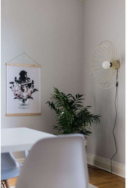 Ray 60 Nástěnné Svítidlo/Stropní Lampa Černá