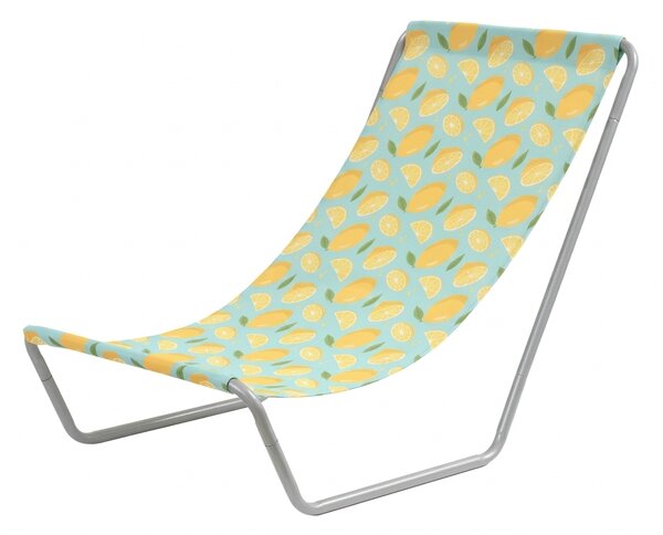 Skládací plážové lehátko SAND LEMON, barevné