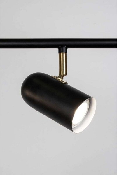 Stropní Lampa Globen Lighting, Černá, Obývací pokoj, Kov