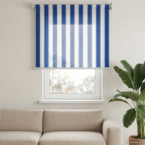 VidaXL Venkovní roletová žaluzie 90 % blokování UV [43451] Barva: Modrá, Velikost: 160 x 230 cm