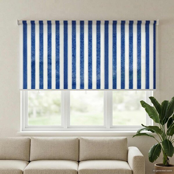 VidaXL Venkovní roletová žaluzie 90 % blokování UV [43451] Barva: Modrá, Velikost: 160 x 230 cm