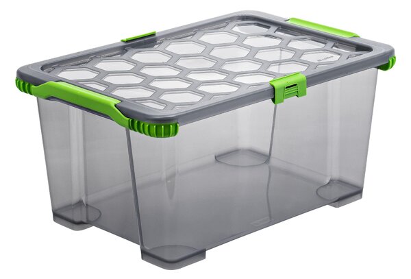 BOX S VÍKEM 44 l Rotho - Stohovatelné boxy