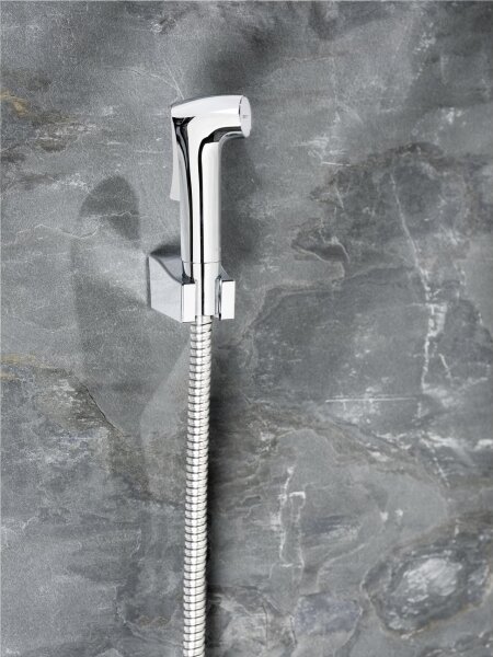 WENKO 23999100 - Bidet set WATERSAVING SYSTEM 12x7 cm lesk. chrom/stříbrná