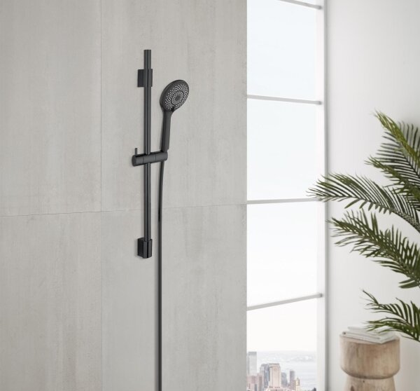 WENKO 25453100 - Sprchový set WATERSAVING SYSTEM 70 cm černá