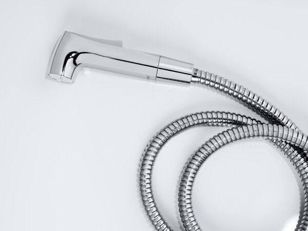 WENKO 23999100 - Bidet set WATERSAVING SYSTEM 12x7 cm lesk. chrom/stříbrná