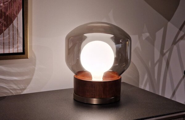 Miotto Skleněná stolní LED lampa Danoia