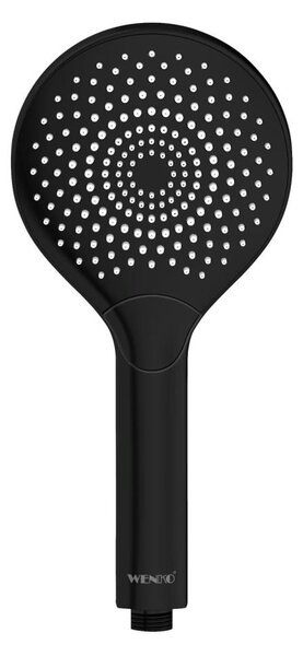 WENKO 24925100 - Sprchová hlavice WATERSAVING SYSTEM pr.12 cm černá