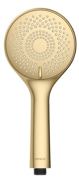 WENKO 26180100 - Sprchová hlavice WATERSAVING SYSTEM 11x11 cm zlatá