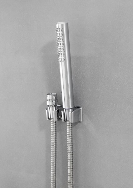 WENKO 81340100 - Sprcha DUO 170x2,7 cm lesk. chrom/stříbrná/šedá