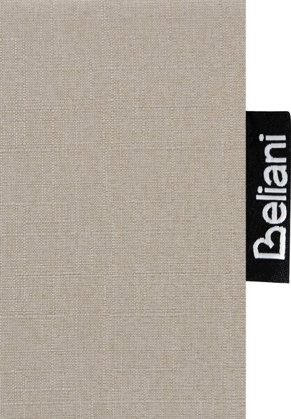 Postel s úložným prostorem bez čela DINAN Tkanina Taupe 120 x 200 cm