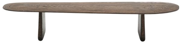 Kave Home Tmavý dubový konferenční stolek Pirita 147 x 65 cm