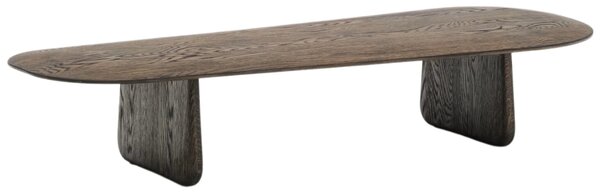Kave Home Tmavý dubový konferenční stolek Pirita 147 x 65 cm