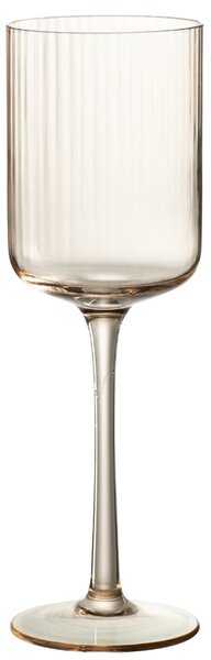 Oranžová sklenice na víno J-line Urana 370 ml