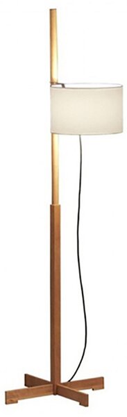 Stojací Lampa Santa & Cole, stmívatelné, Bílá, Obývací pokoj, Dřevo