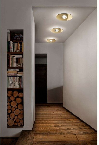 Stropní Lampa Lodes, stmívatelné, Metalická, Obývací pokoj, Kov