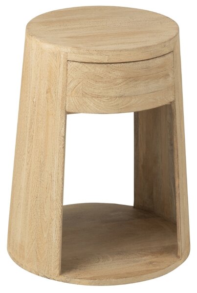 Dřevěný odkládací stolek J-line Colis 40 cm