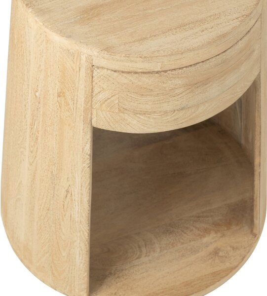Dřevěný odkládací stolek J-line Colis 40 cm
