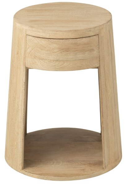 Dřevěný odkládací stolek J-line Colis 40 cm