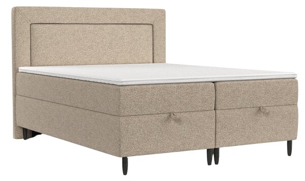 Maison de Rêve Béžová čalouněná postel NEA 140 x 200 cm, boxspring