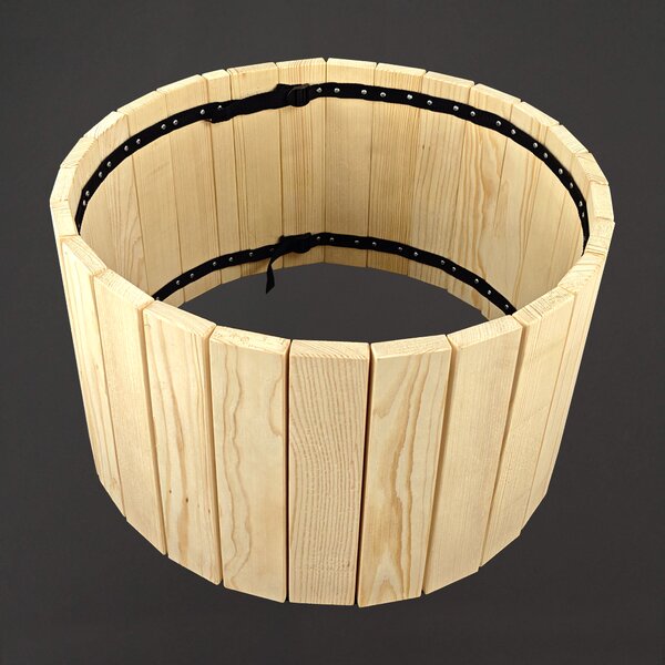AMADEA Dřevěný designový obal s plastovou nádobou uvnitř, 54x54x30 cm