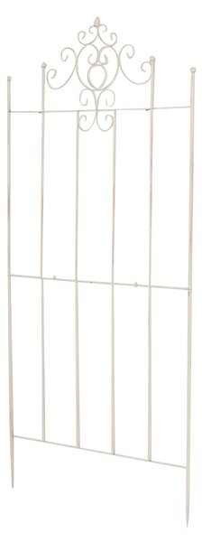 Mřížka na popínavé rostliny Paula - 180 x 85,5 cm - Krémová antik