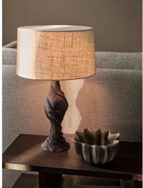 Stolní lampa ferm LIVING, Černá, Obývací pokoj, Hliník