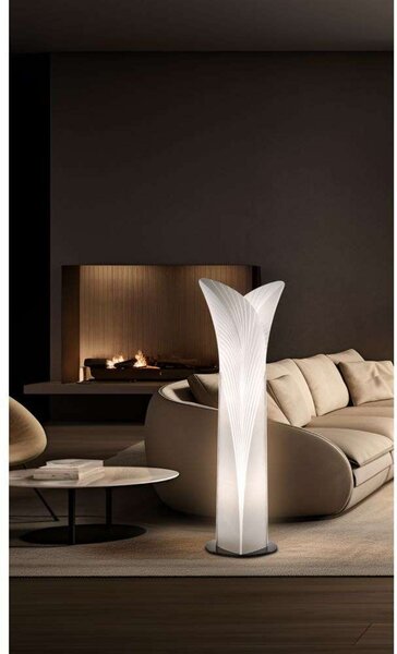 Stojací Lampa Slamp, Bílá, Obývací pokoj, Plast