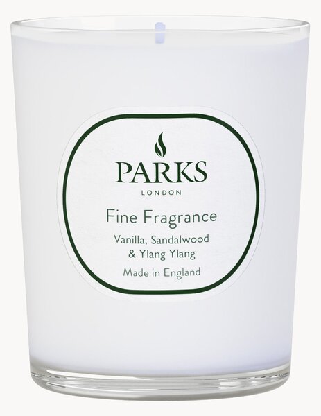 Ručně vyrobená vonná svíčka Fine Fragrance (vanilka, santalové dřevo a ylang-ylang)