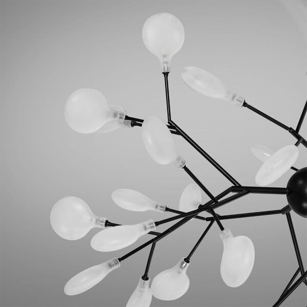 Toolight Stromová závěsná lampa 27 APP590-CP Černá