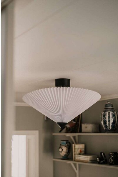 Stropní Lampa Globen Lighting, Bílá, Obývací pokoj, Tkanina / Textil