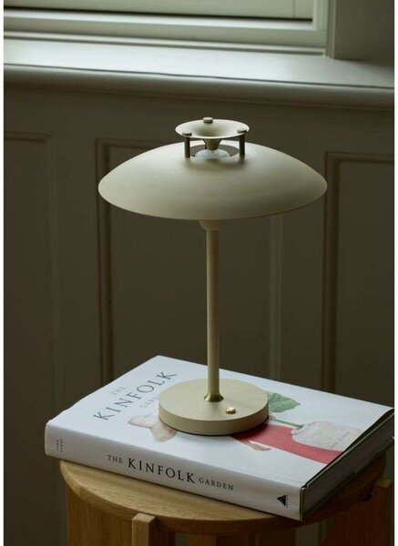 Stolní lampa Halo Design, stmívatelné, Béžová, Obývací pokoj, Kov
