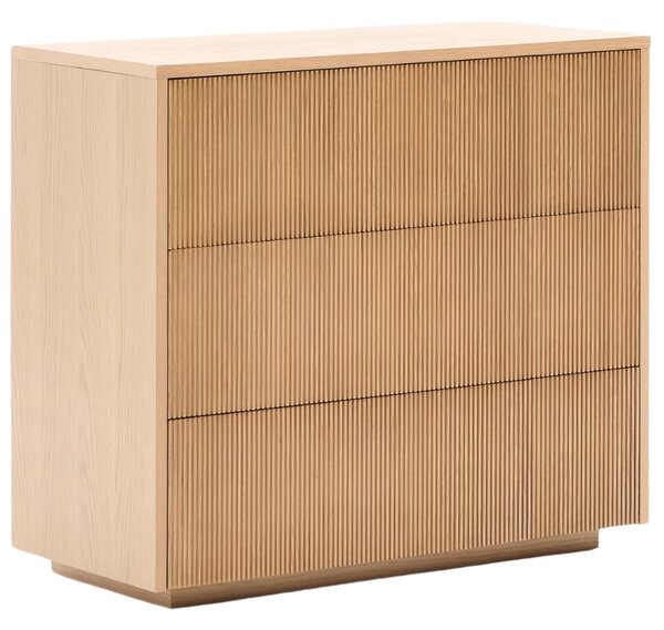 Kave Home Dubová komoda Helvine 90 x 50 cm