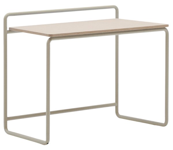 Béžový psací stůl Kave Home Tinn 80 x 45 cm