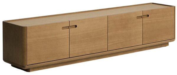 Kave Home Dubový TV stolek Arelida 200 x 40 cm