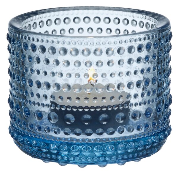 Skleněný svícen Kastehelmi 6,4 cm – Aqua