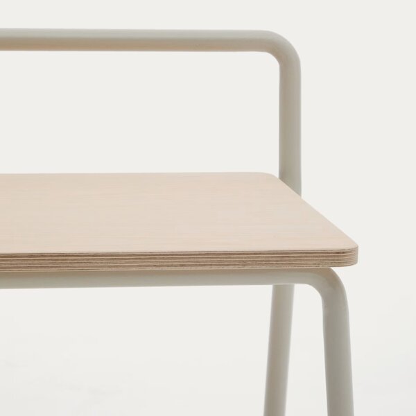 Béžová dětská lavice Kave Home Tinn 75 cm