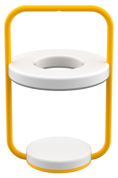 Žlutá nabíjecí stolní LED lampa Fermob Ulli 30 cm