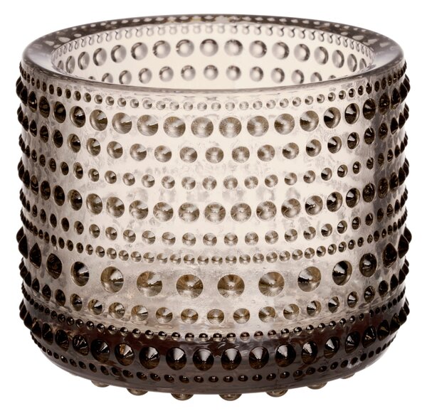 Skleněný svícen Kastehelmi 6,4 cm – Linen