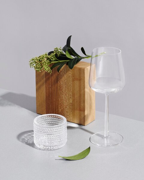 Skleněný svícen Kastehelmi 6,4 cm – Clear