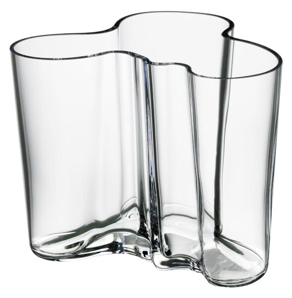 Skleněná váza Aalto 12 cm – Clear