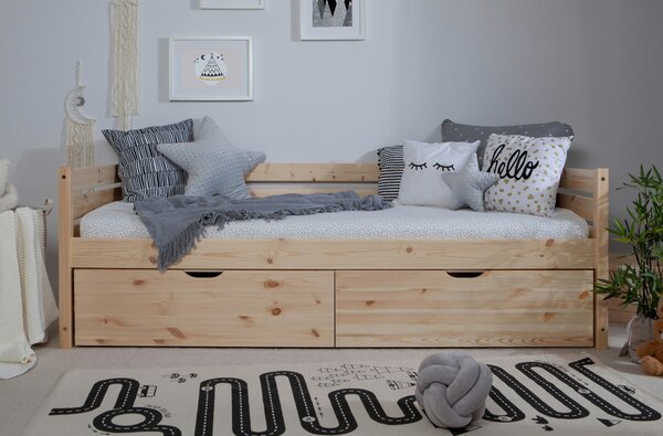 POSTEL S ÚLOŽNÝM PROSTOREM, 90/200 cm, přírodní barvy MID.YOU - Online Only dětské postele, Online Only