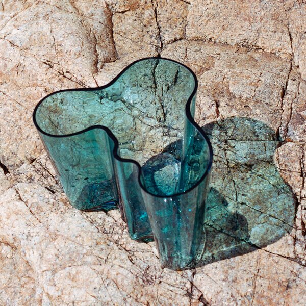 Skleněná váza Aalto 9,5 cm – Clear