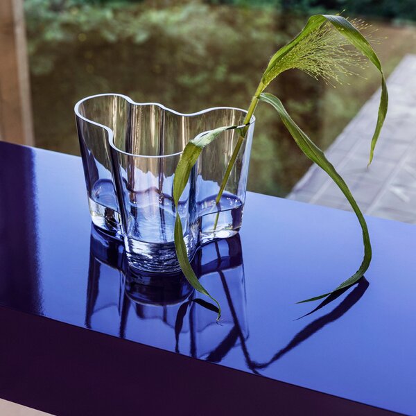 Skleněná váza Aalto 9,5 cm – Clear