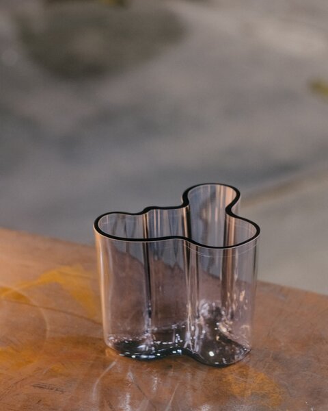 Skleněná váza Aalto 9,5 cm – Clear